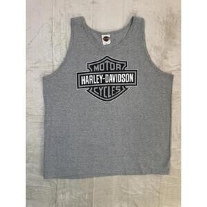 Vintage Harley Davidson Men’s Tank Top Size 2XL Gray Made in USA 2006 Miami